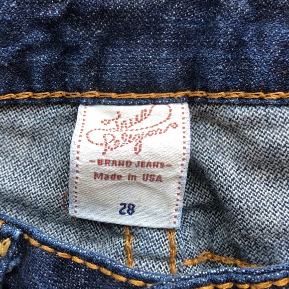 True Religion Dark Wash Low Rise Bootcut Jeans - Picture 2 of 4